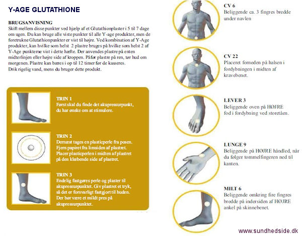 Brugsvejledning Glutathione